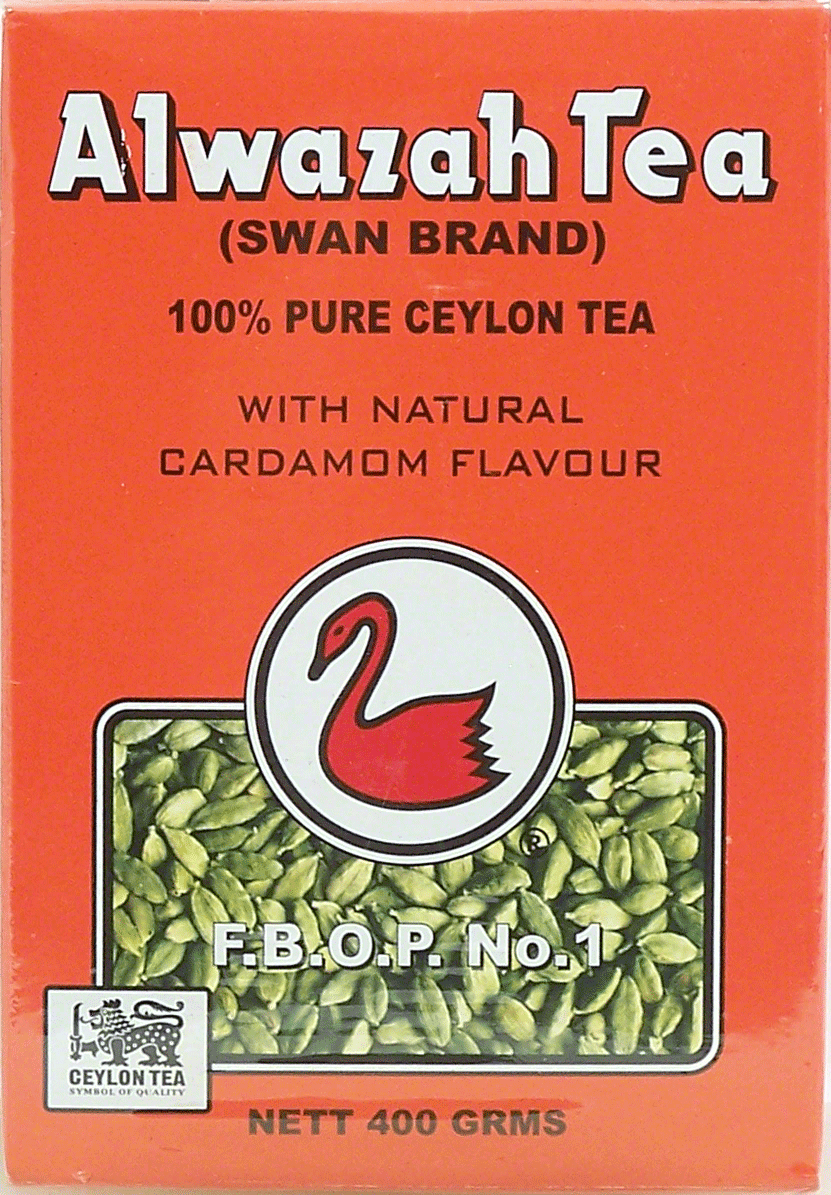 Alwazah Swan Brand ceylon tea with natural cardamon flavour, 100% pure Full-Size Picture